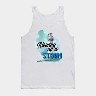 Blowing up a Storm Tank Top